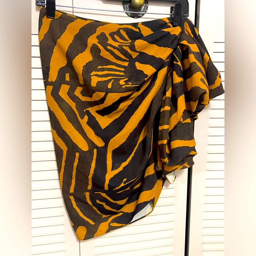 H&M Studio Animal print mini skirt